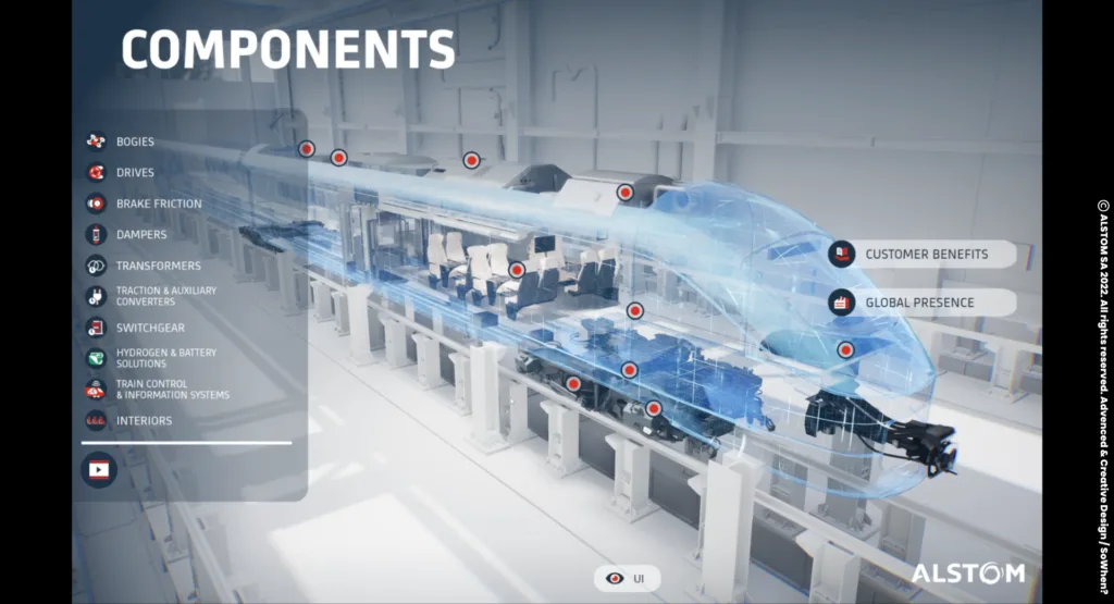 Projet SoWhen? - Showroom virtuel d`Alstom